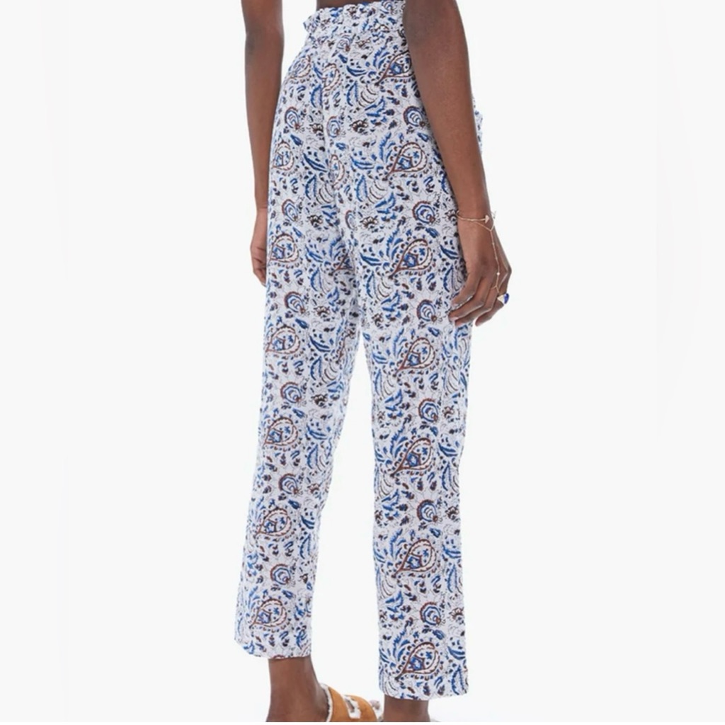 Xirena Tayler Drawstring Pants In White Mosaic